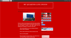 Desktop Screenshot of myquarter-life-crisis.blogspot.com