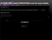 Tablet Screenshot of fordentawards.blogspot.com