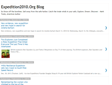 Tablet Screenshot of expedition2010org.blogspot.com
