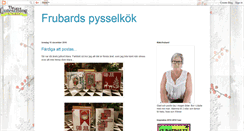 Desktop Screenshot of frubardspysselkok.blogspot.com