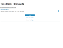 Tablet Screenshot of bill-kaulitz-tokio-hotel.blogspot.com