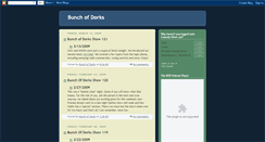 Desktop Screenshot of bunchofdorks.blogspot.com