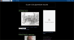 Desktop Screenshot of clancolquhoun.blogspot.com