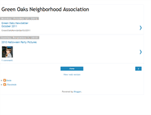 Tablet Screenshot of greenoaksneighborhoodassociation.blogspot.com