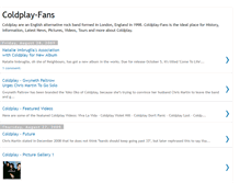 Tablet Screenshot of coldplay-fans.blogspot.com