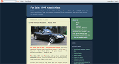 Desktop Screenshot of 1999mazdamiata.blogspot.com