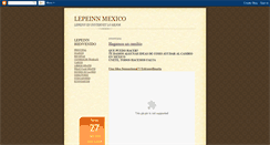 Desktop Screenshot of lepeinnmex.blogspot.com