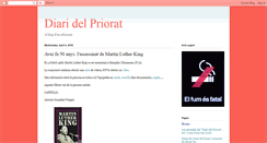 Desktop Screenshot of diaridelpriorat.blogspot.com