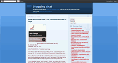 Desktop Screenshot of bloggingmsnchat.blogspot.com