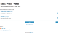 Tablet Screenshot of dodge-viper-pics.blogspot.com