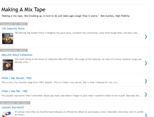 Tablet Screenshot of makingamixtape.blogspot.com