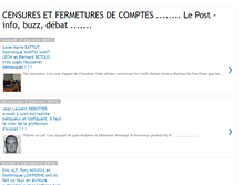 Tablet Screenshot of censure-sur-le-post-info-buzz.blogspot.com