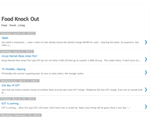 Tablet Screenshot of foodknockout.blogspot.com
