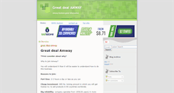 Desktop Screenshot of greatdealmway.blogspot.com