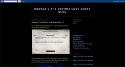 Desktop Screenshot of davincicodequest.blogspot.com