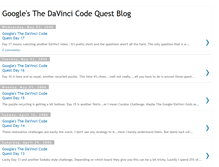 Tablet Screenshot of davincicodequest.blogspot.com