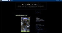 Desktop Screenshot of mipasionfutbolera.blogspot.com