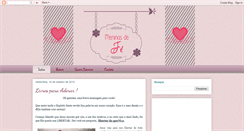Desktop Screenshot of meninasdefe.blogspot.com