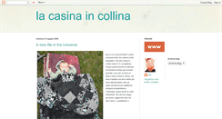 Desktop Screenshot of lacasinaincollina.blogspot.com