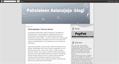 Desktop Screenshot of paholaisen-asianajaja.blogspot.com