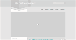 Desktop Screenshot of myfashioninstinct.blogspot.com