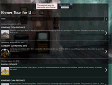 Tablet Screenshot of khmertour4u.blogspot.com