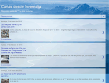 Tablet Screenshot of cartasdesdeinvernalia.blogspot.com