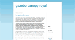 Desktop Screenshot of gazebocanopyroyal.blogspot.com