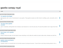 Tablet Screenshot of gazebocanopyroyal.blogspot.com