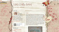 Desktop Screenshot of craftyantics.blogspot.com