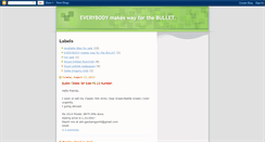 Desktop Screenshot of bulletwalls.blogspot.com