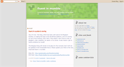 Desktop Screenshot of fluentinmumble.blogspot.com