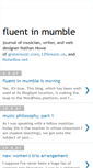 Mobile Screenshot of fluentinmumble.blogspot.com