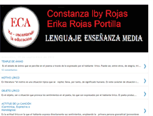 Tablet Screenshot of eca-lenguajeycomunicacion.blogspot.com