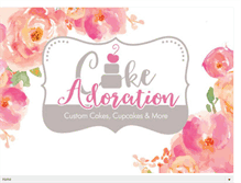 Tablet Screenshot of cakeadoration.blogspot.com