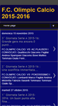 Mobile Screenshot of fcolimpiccalcio.blogspot.com