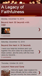 Mobile Screenshot of faithful-legacy.blogspot.com