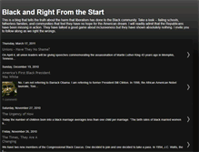 Tablet Screenshot of blackandrightfromthestart.blogspot.com