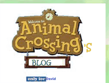 Tablet Screenshot of animalcrossingsblog.blogspot.com