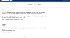 Desktop Screenshot of lostinscrap.blogspot.com