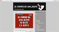 Desktop Screenshot of elforrodesanjusto.blogspot.com