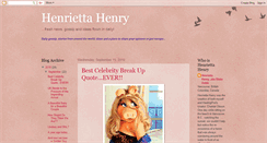 Desktop Screenshot of henriettahenry.blogspot.com