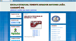 Desktop Screenshot of caarapoescolaantoniojoao.blogspot.com