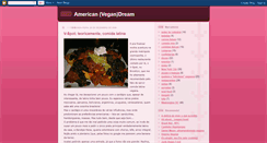Desktop Screenshot of americanvegandream.blogspot.com