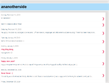 Tablet Screenshot of ananotherside.blogspot.com