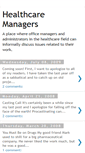 Mobile Screenshot of healthcaremanagers.blogspot.com