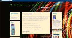 Desktop Screenshot of minglustro.blogspot.com