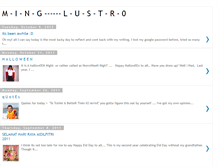 Tablet Screenshot of minglustro.blogspot.com