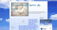 Desktop Screenshot of leucemiaemterradeanjos.blogspot.com