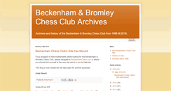 Desktop Screenshot of beckenhamchess.blogspot.com
